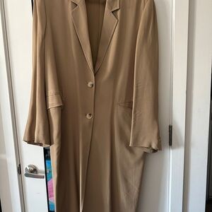 Chic Tan Longline Blazer